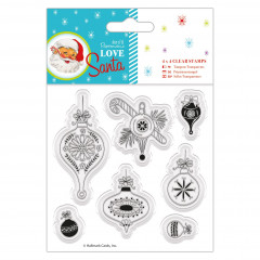 Clear Stamps - Love Santa - Baubles